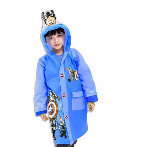 CAPITAN AMERICA CARPAS IMPERMEABLES LLUVIA ROPA INVIERNO JUGUETERIA NIÑOS