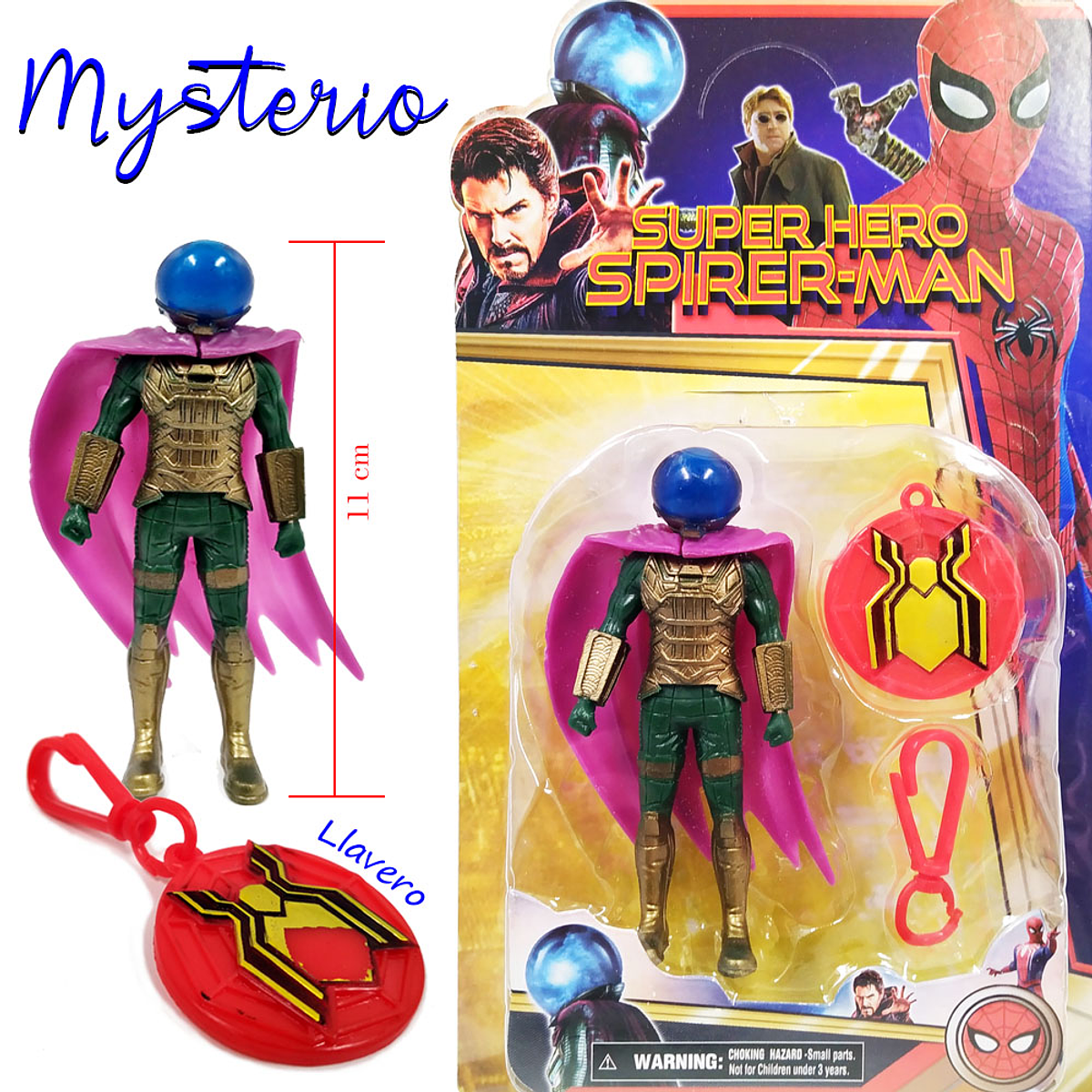 SPIDERMAN FIGURA MYSTERIO JUGUETES MUÑECOS JUGUETERIA