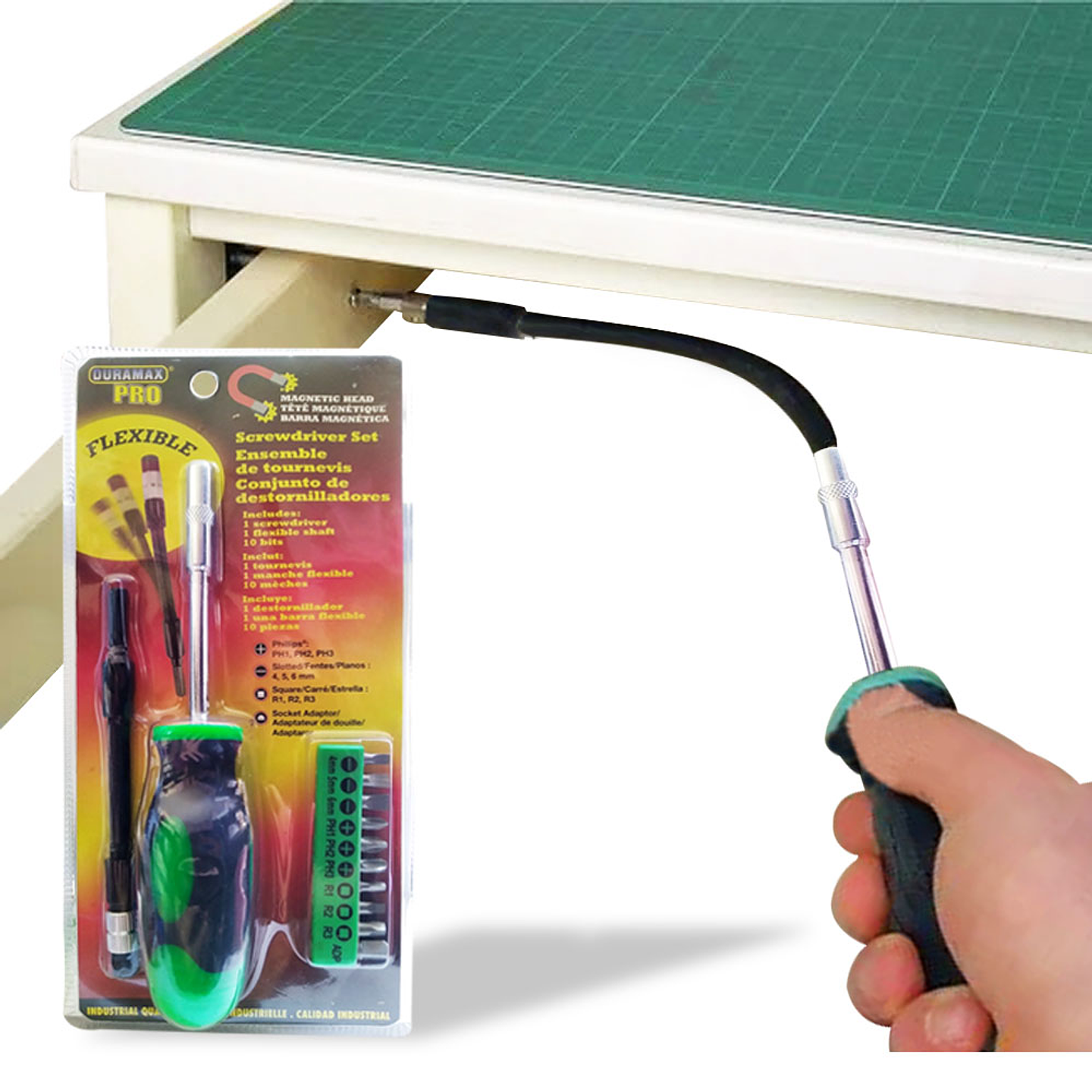 DESTORNILLADORES BARRA FLEXIBLE FERRETERIA HERRAMIENTAS 1