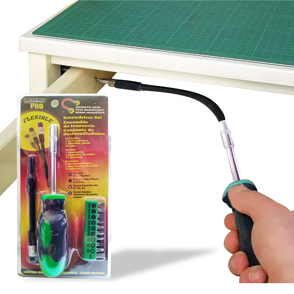 DESTORNILLADORES BARRA FLEXIBLE FERRETERIA HERRAMIENTAS 1