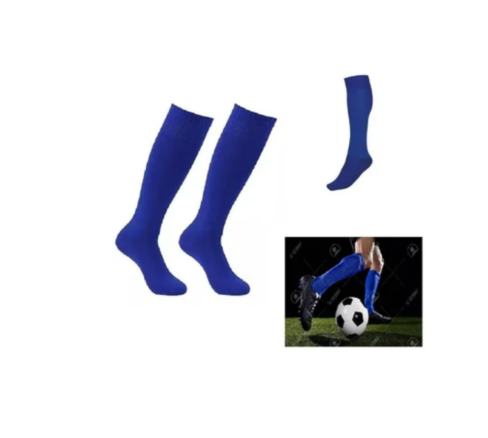 Medias Deportivas Azul Rey 6-8 Unisex Fútbol Calcetines Calidad 2