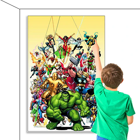 VENGADORES POSTERS HOGAR DECORACION AFICHE AVENGERS JUGUETES