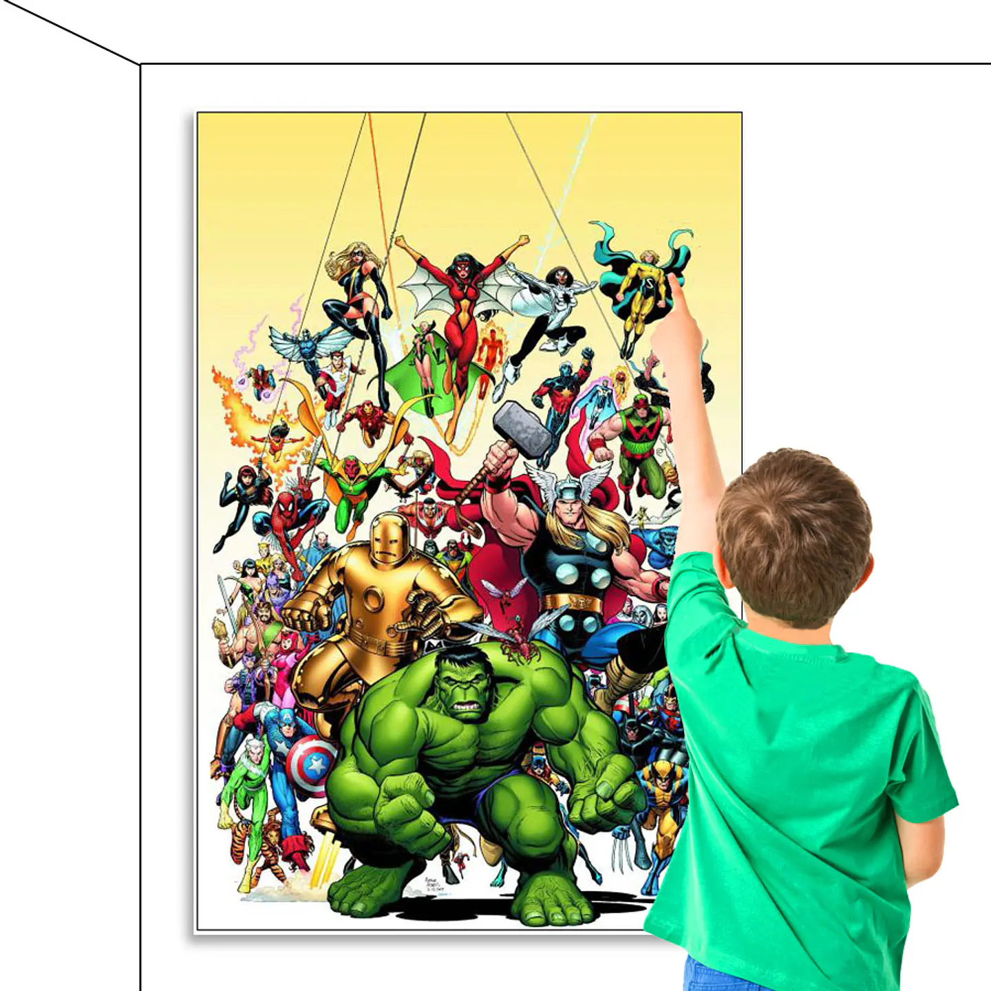 VENGADORES POSTERS HOGAR DECORACION AFICHE AVENGERS JUGUETES 1