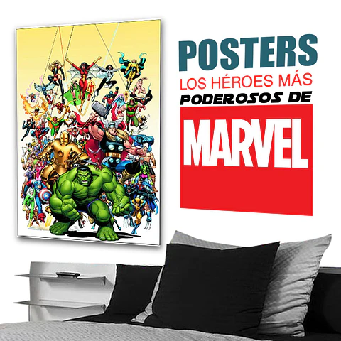 VENGADORES POSTERS HOGAR DECORACION AFICHE AVENGERS JUGUETES