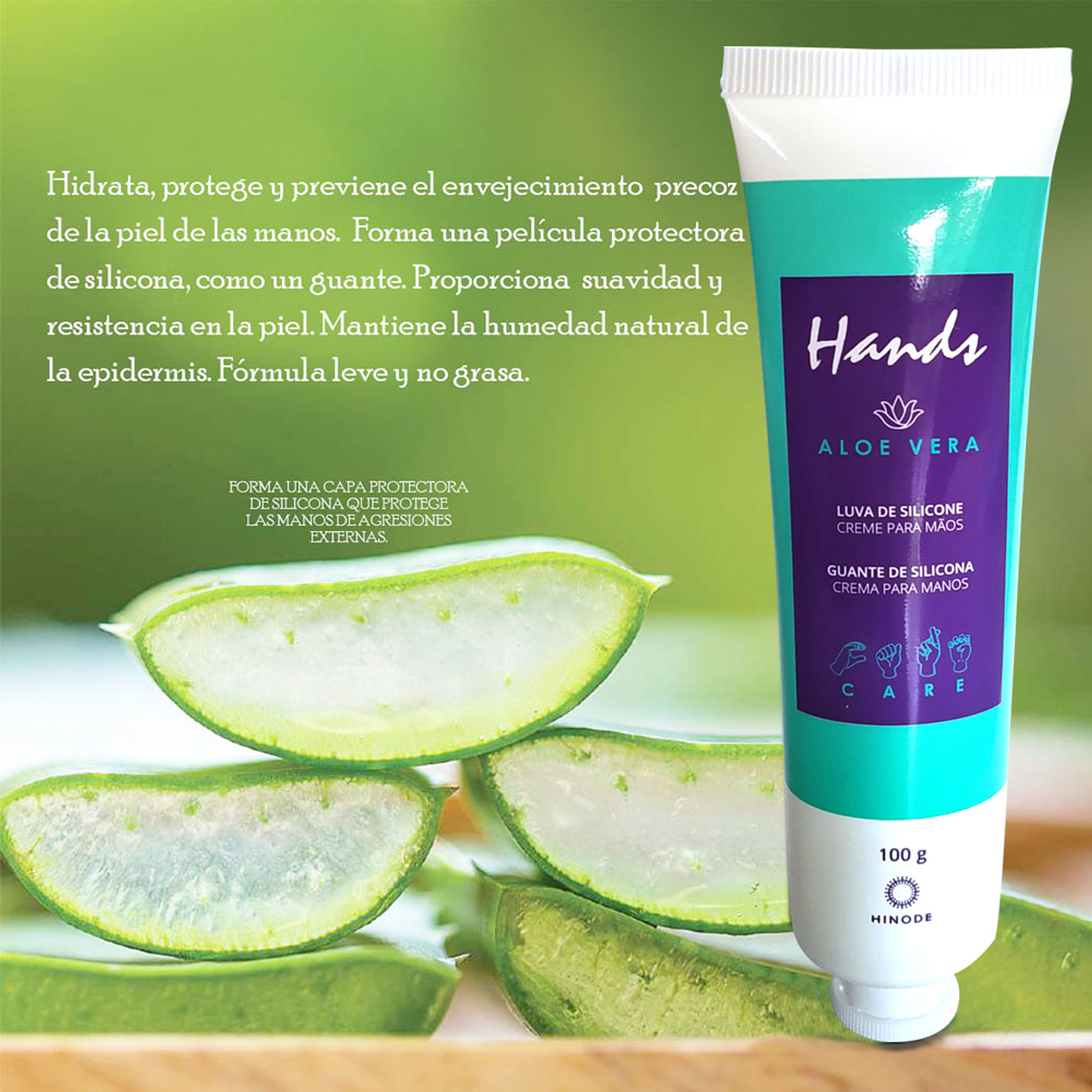 Hands Guante De Silicona Hinode HND Crema Hidratante Manos  2