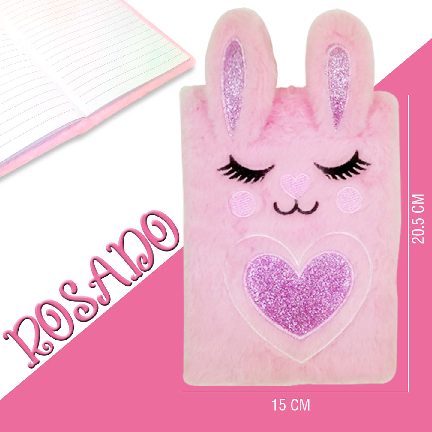 Diarios Niñas Agenda Conejito Peluche Juguetes Infantil Jugueteria 4