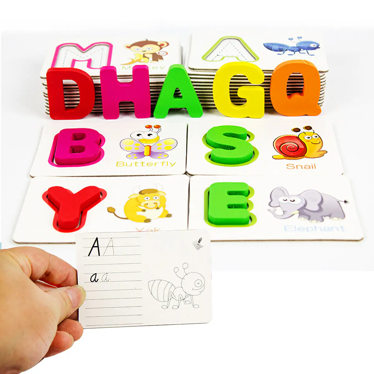 Letras Juguete Didáctico Juguetería Aprendizaje Infantil Rom