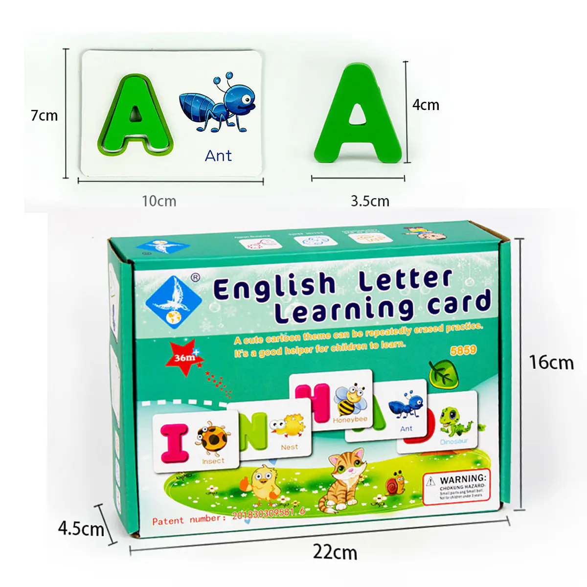 Letras Juguete Didáctico Juguetería Aprendizaje Infantil Rom