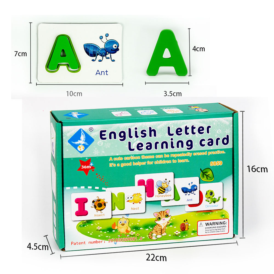 Letras Juguetes Didáctico Juguetería Aprendizaje Infantil Rompecabezas 4