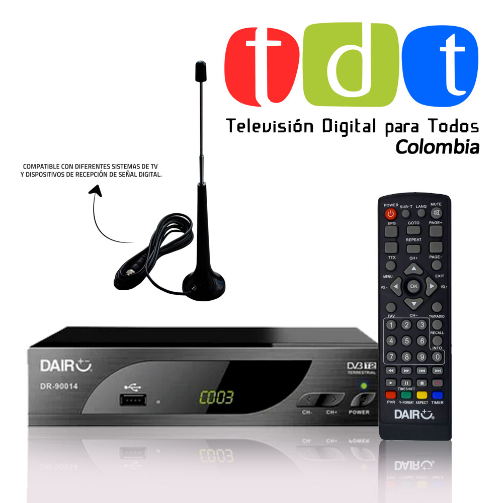 Decodificador TDT televisión Digital Hdmi Antena – GranStore