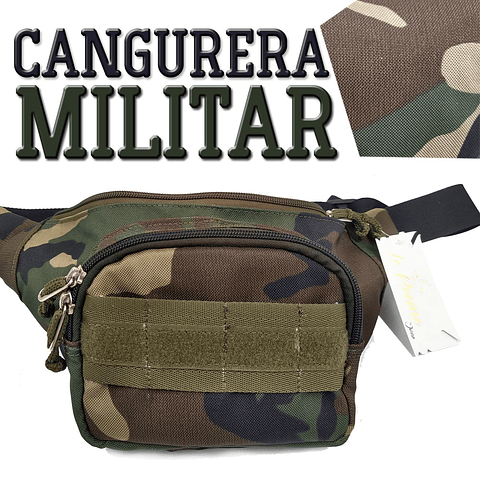 Cangurera Militar Riñonera Táctica Camuflada 