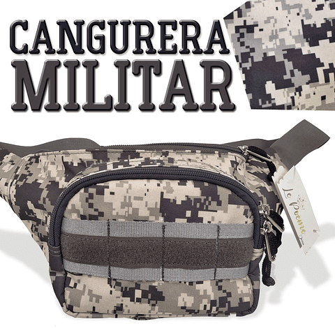 Cangurera Militar Riñonera Táctica Camuflada b