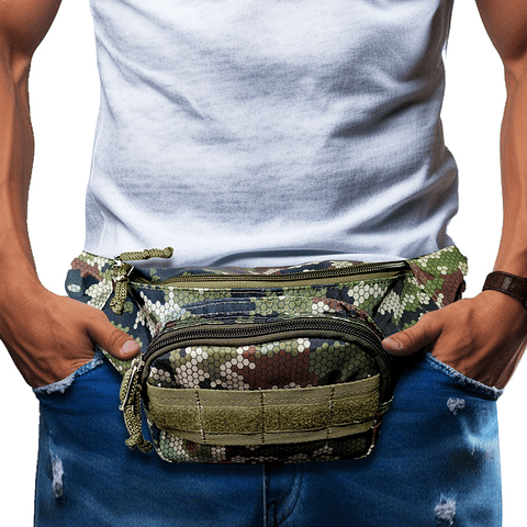Cangurera Militar Riñonera Táctica Camuflada c