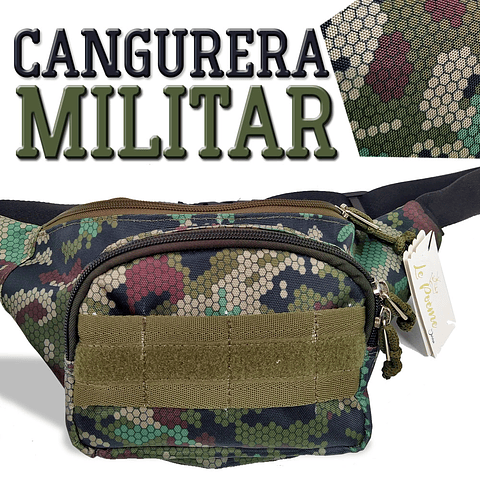 Cangurera Militar Riñonera Táctica Camuflada c