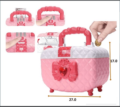 Alcancia Cofre con huella y clave