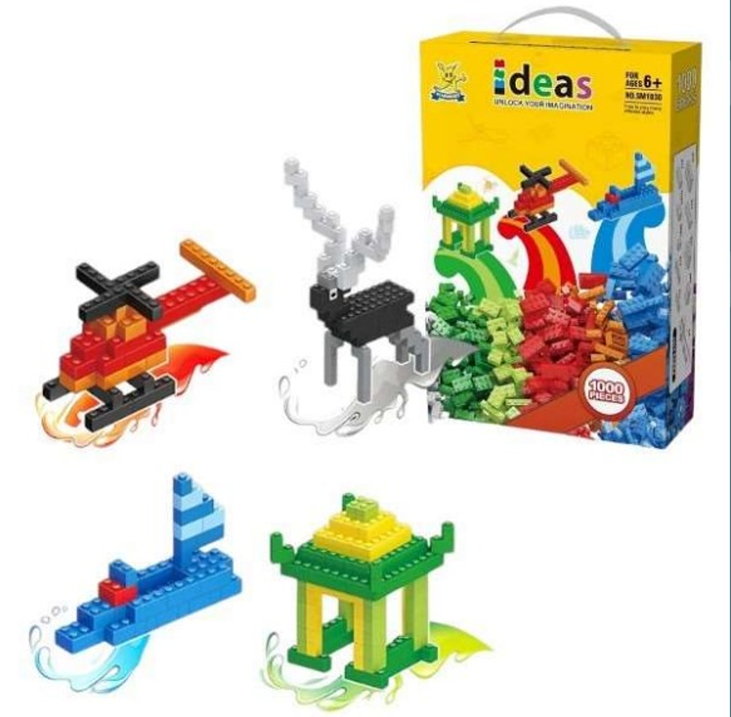 Juego Armable Bloques 1.000 pcs Armatodo Didáctico 1