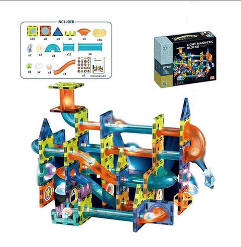 Juego Figuras Magneticas 110 pcs
