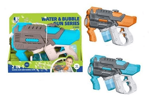 Pistola Lanzador de Agua y Burbujas