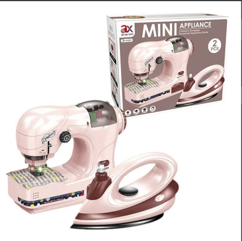 Maquina de Coser Y Plancha Infantil Juguetes Didácticos