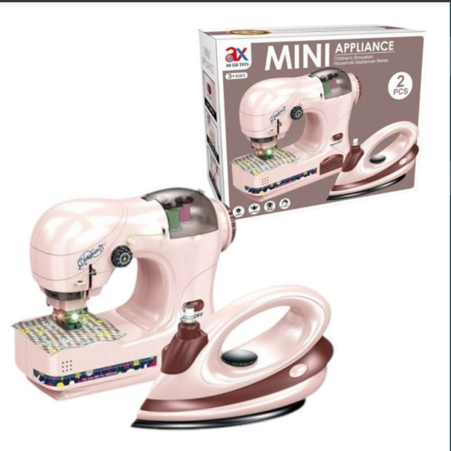 Maquina de Coser Y Plancha Infantil Juguetes Didácticos 1