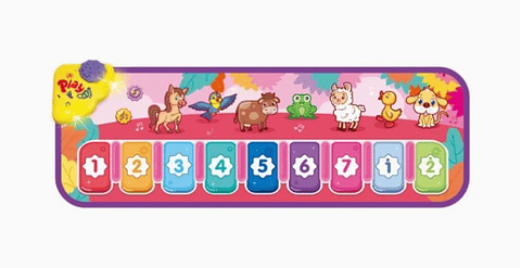 Tapete Animalitos Musical Juguetes Niños Didáctico