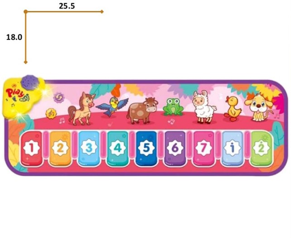 Tapete Animalitos Musical Juguetes Niños Didáctico 3
