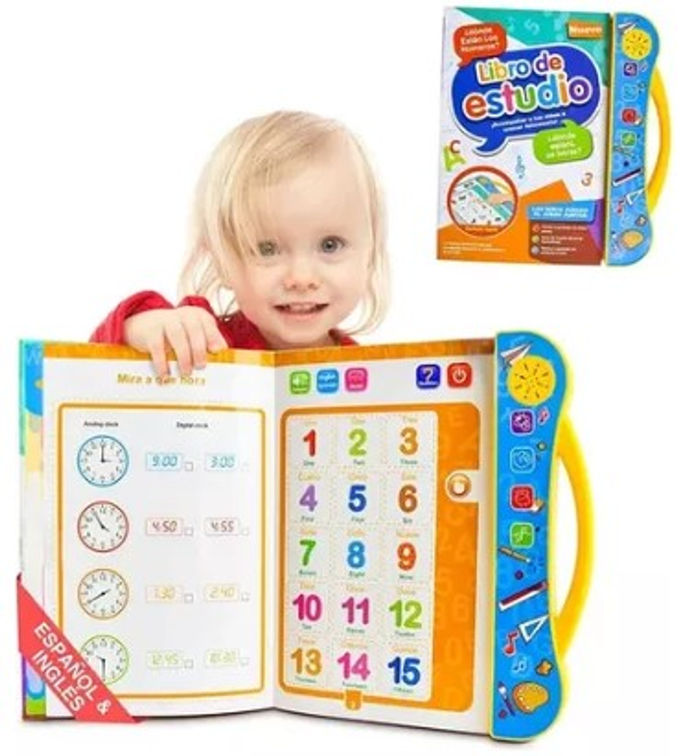 Libro de Estudio Musical Interactivo Didáctico Juguetes 1