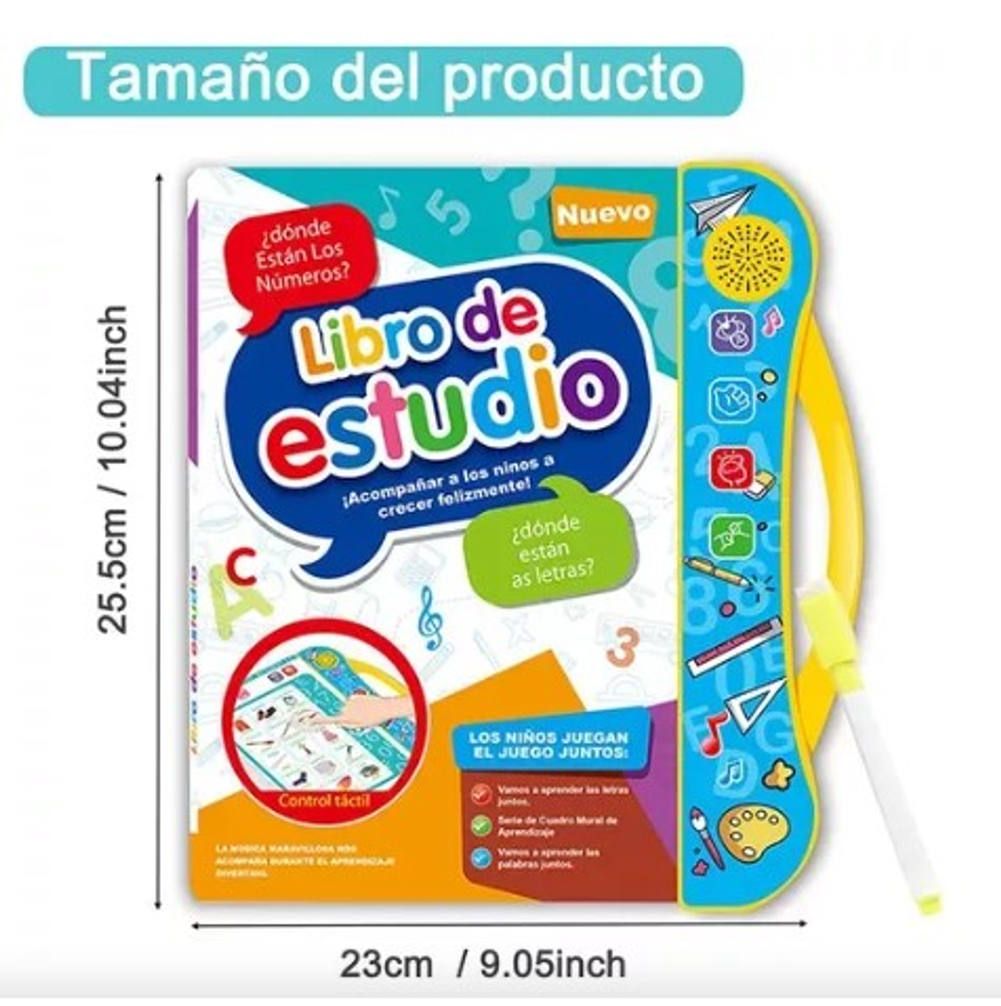 Libro de Estudio Musical Interactivo Didáctico Juguetes 3