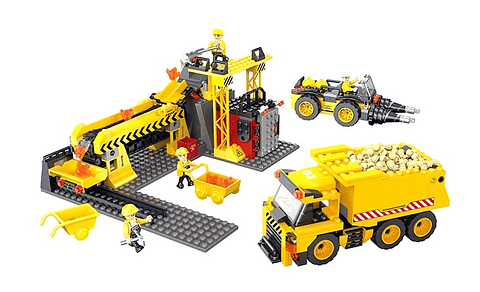 Armable Bloques de Construcción 604 pcs