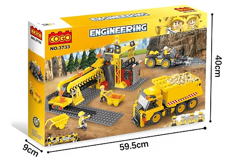 Armable Bloques de Construcción 604 pcs