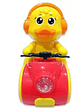 Moto con pato, Luz y Sonido Gira 360 grados - Miniatura 3