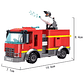 Armable de Bloques Bombero 616 pcs - Miniatura 4