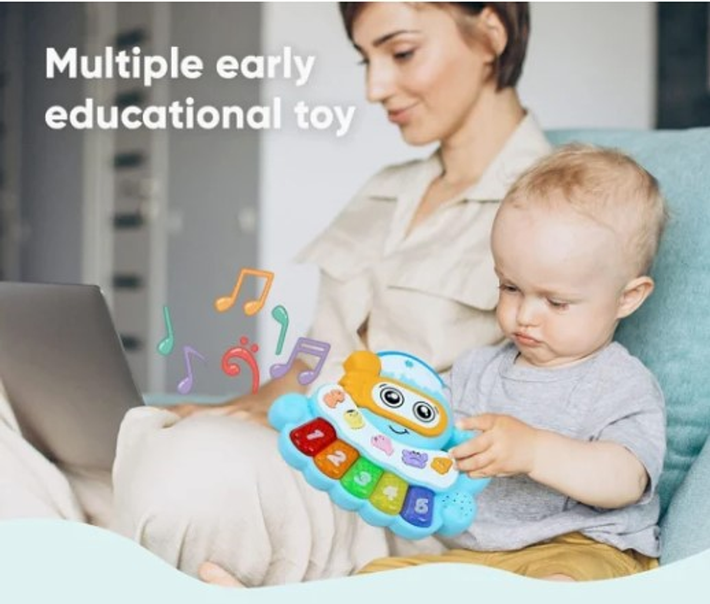 Piano Musical Pulpo 3