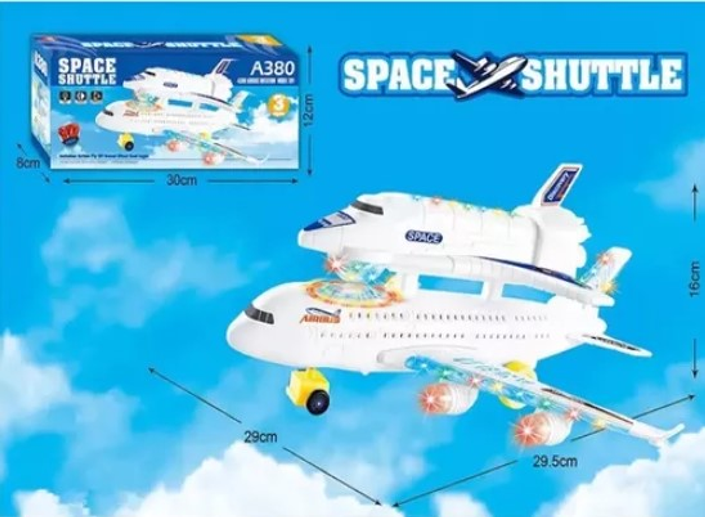 Avión Luces y Sonidos A380 1