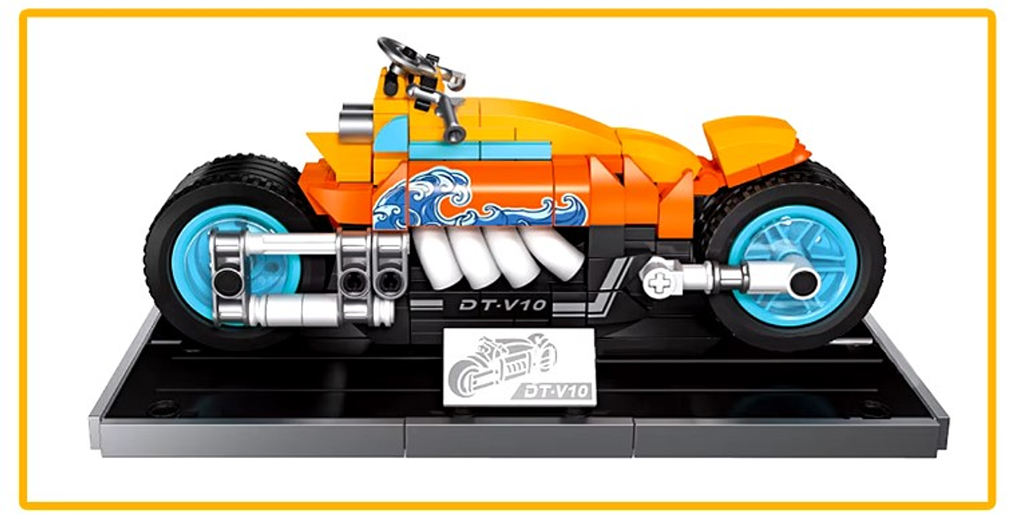 Armable de Bloques Moto wk v10 2