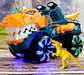 CARRO CAMIONETA DINOSAURIO LUCES Y SONIDOS - Miniatura 3