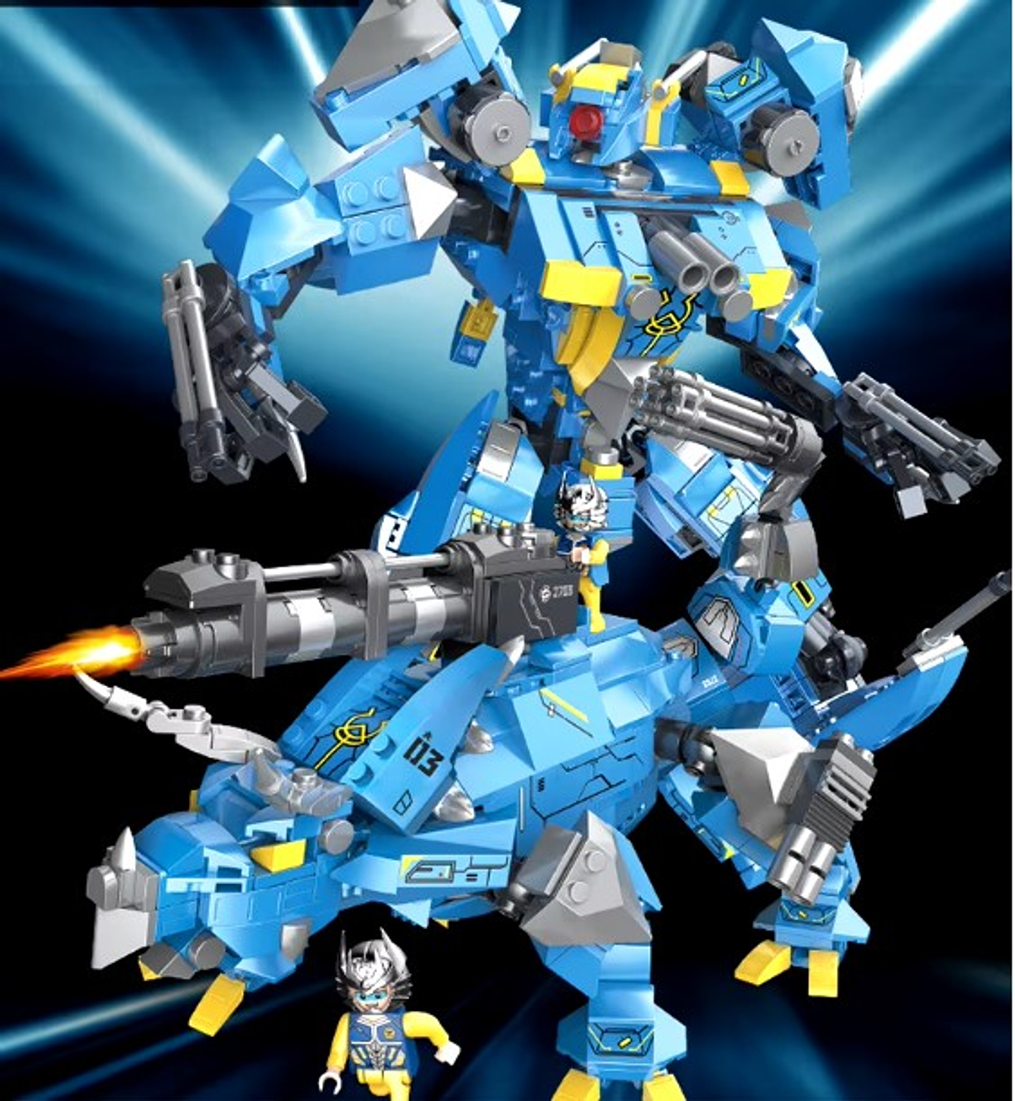 Robot Gigante Armable 595 pcs 1