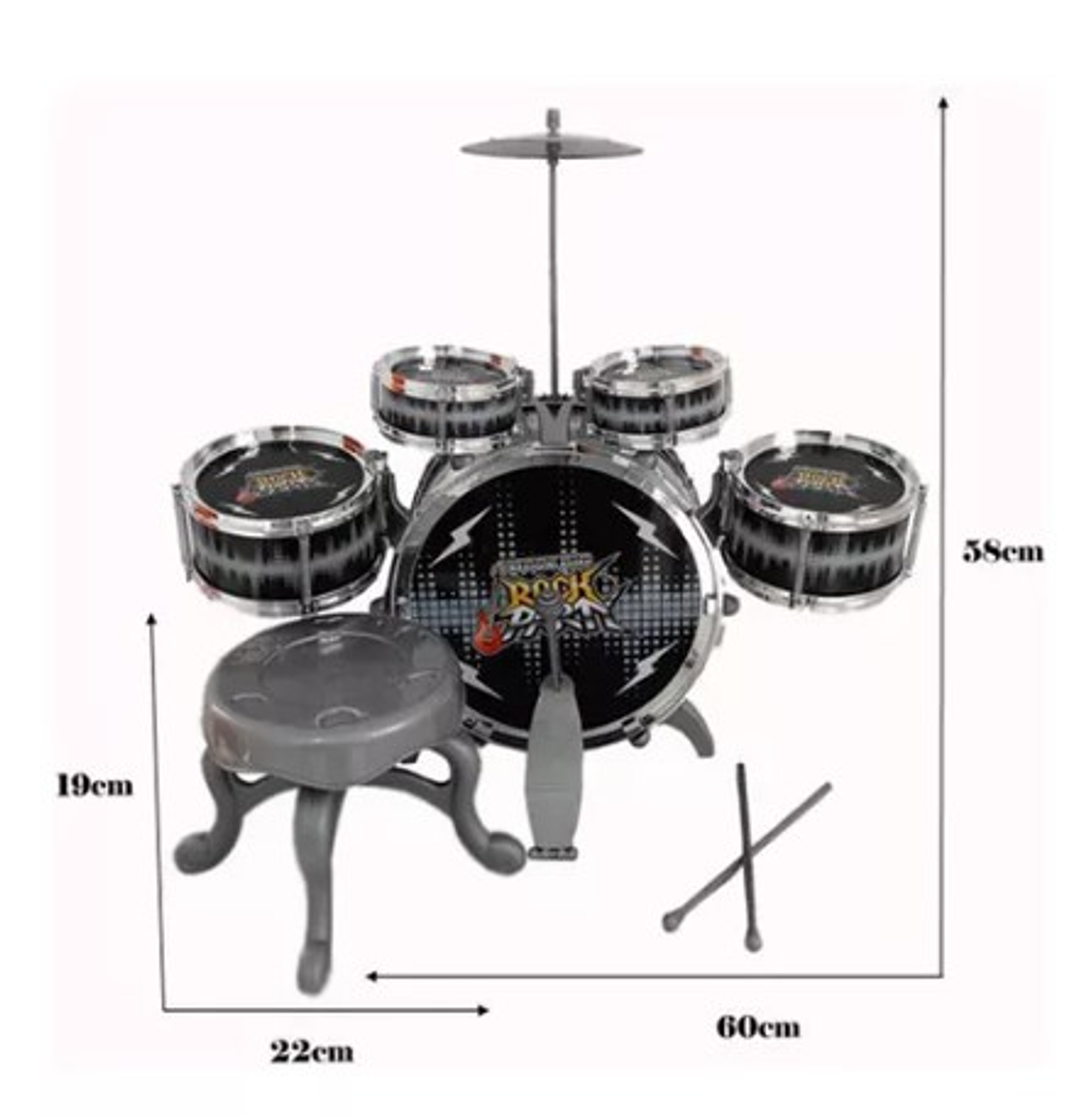 Bateria Musical Rock Party 4