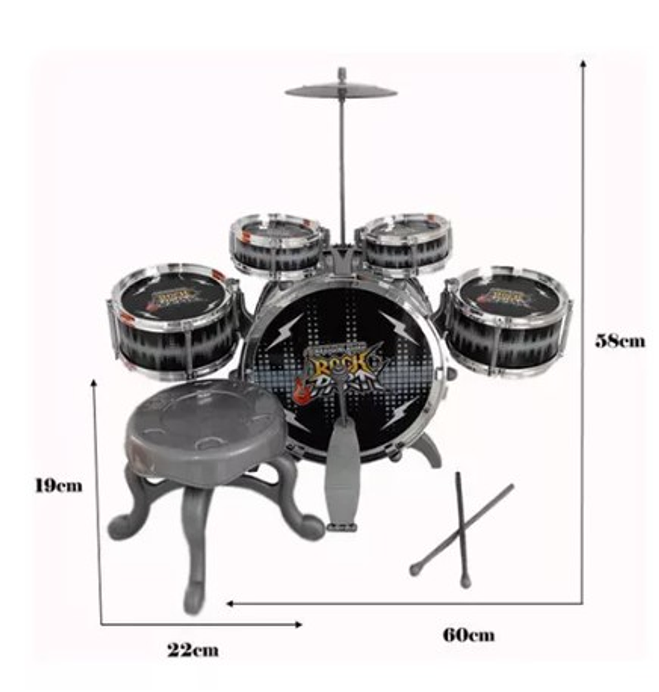 Bateria Musical Rock Party 4
