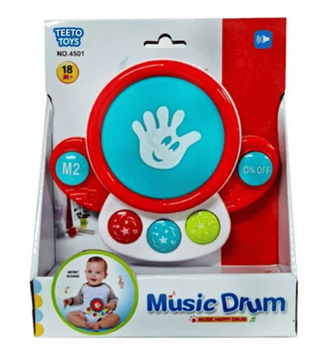 Tambor Percusión Bebes Juguetes Didácticos Juguetería Bebes