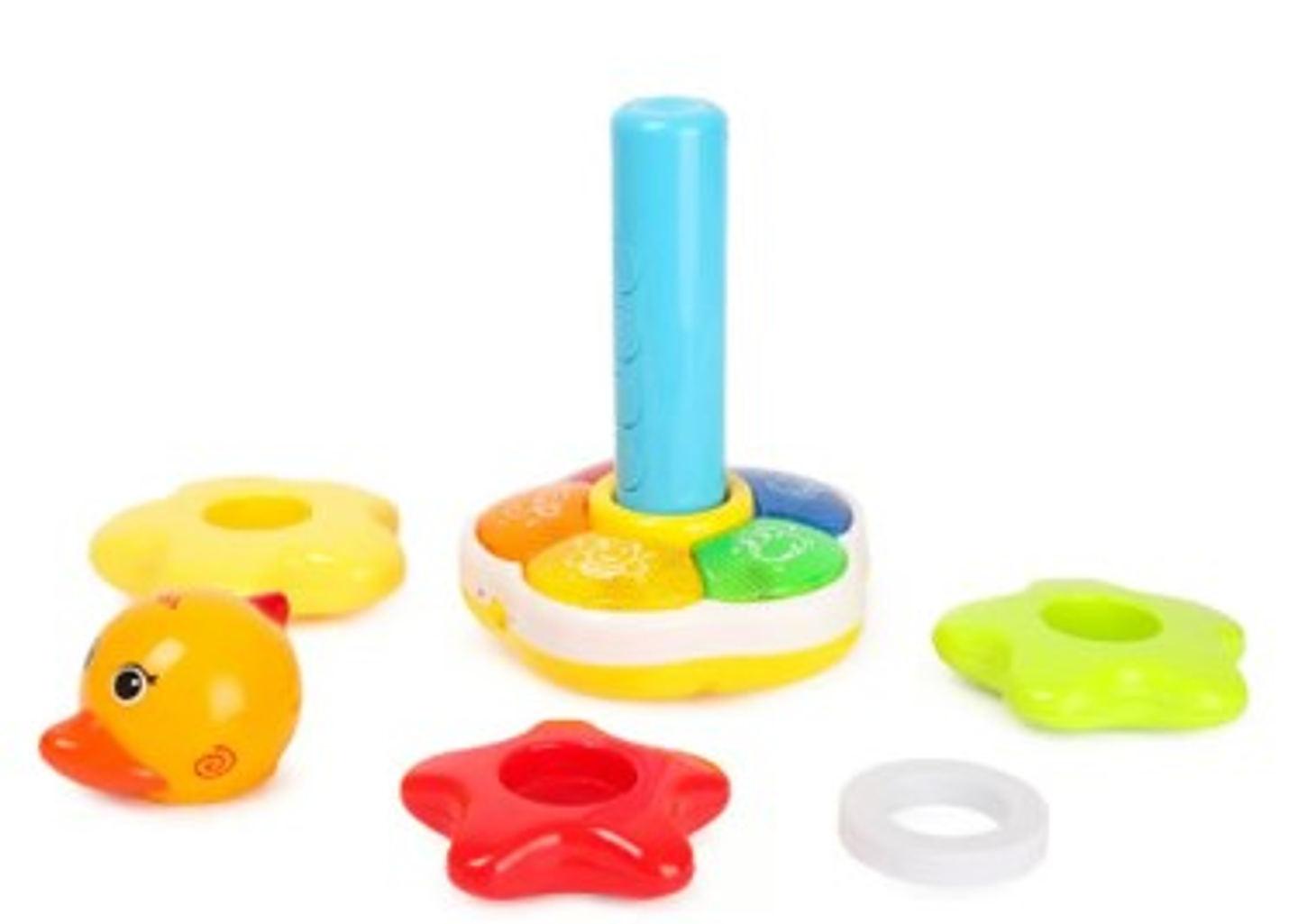 Pato Musical Bebe Luces y Sonidos Armable 4