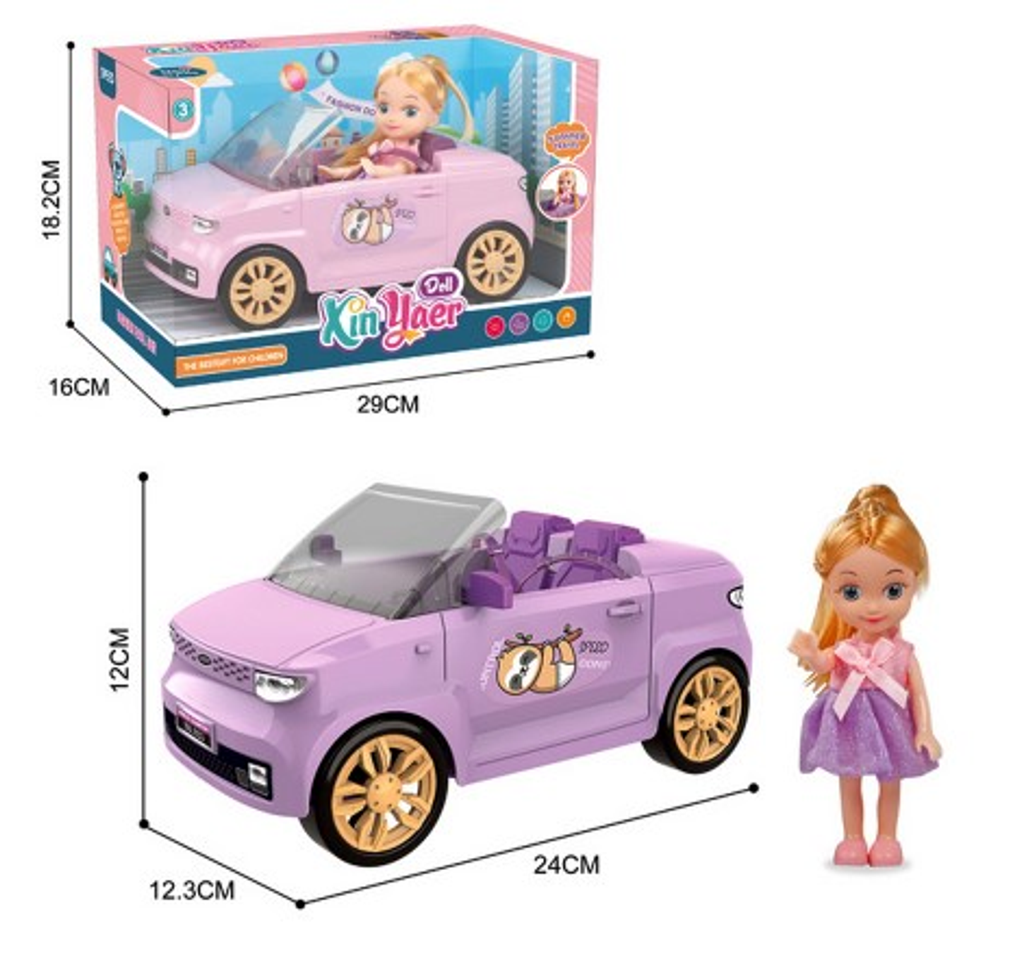 Carro con Muñeca Niña 1