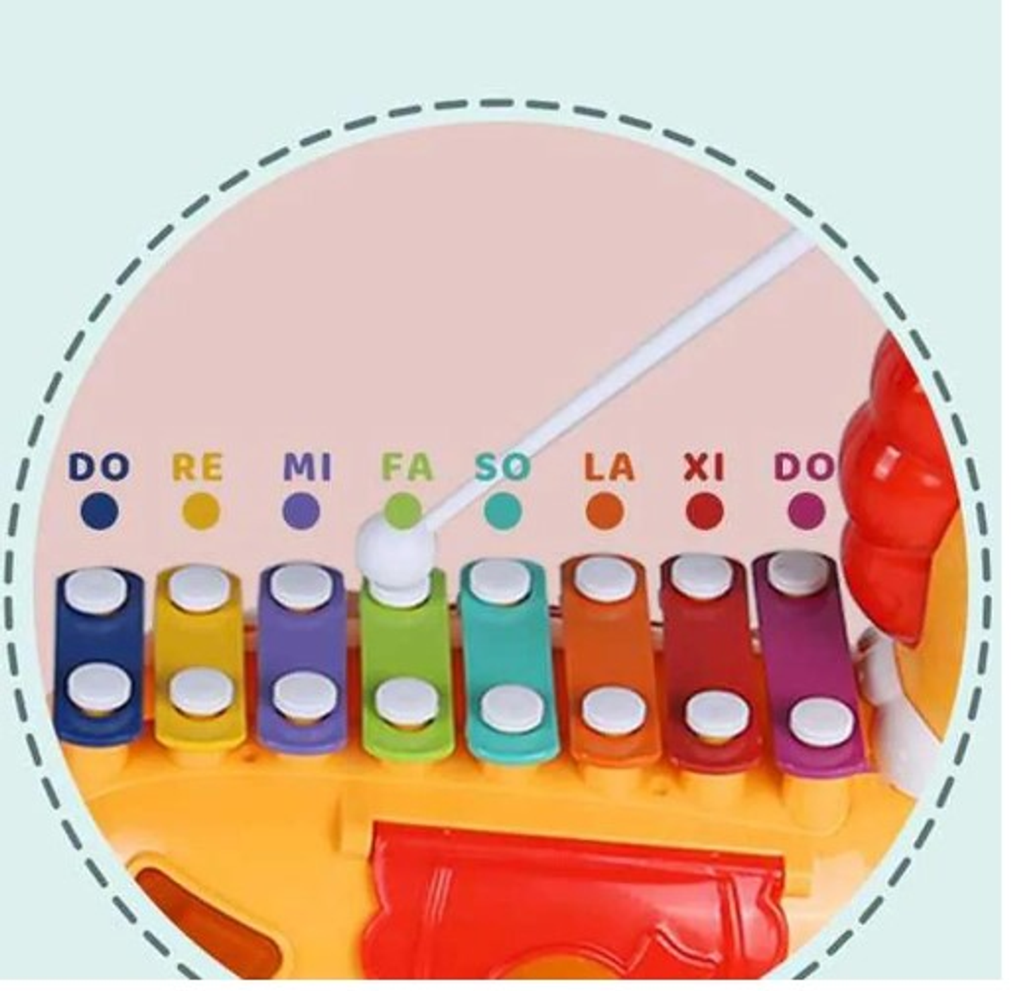 Xilófono Musical Pony Encajable Didáctico 4