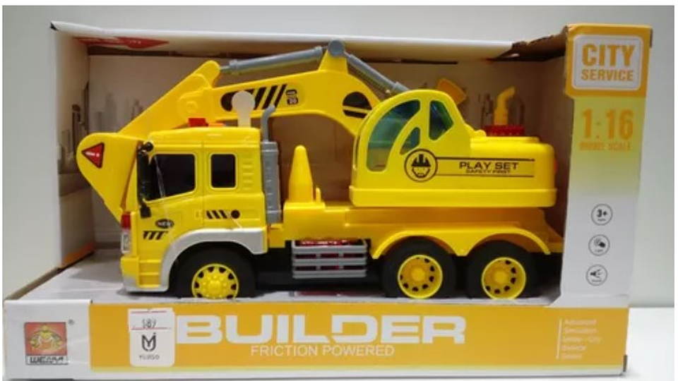 Carro Grúa Camión De Construcción 2