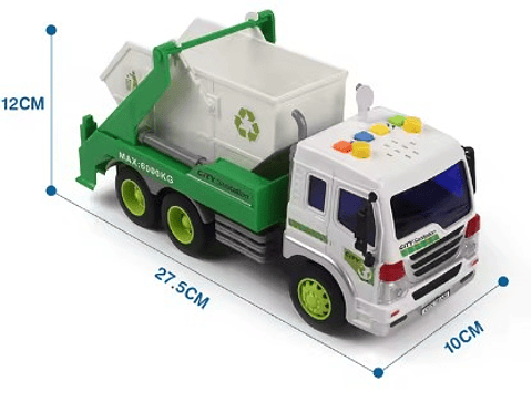 Carro Camión Basura Luces y Sonidos