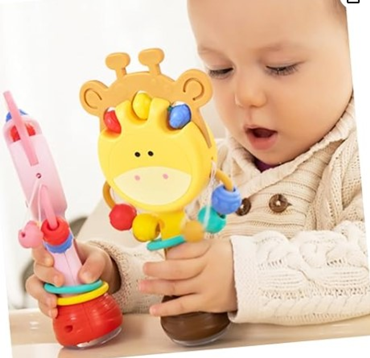 Sonajero Juguetes Pandereta Luces y Sonido Juguetería  3