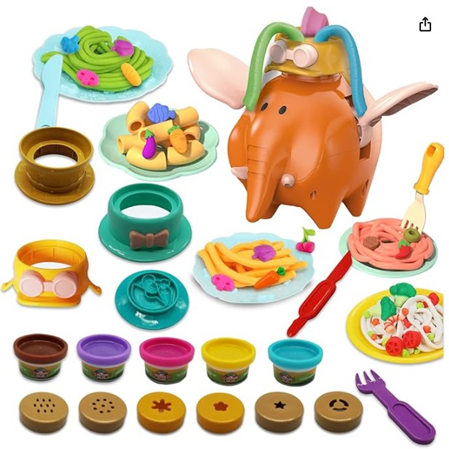 Plastilina Molde elefante 3