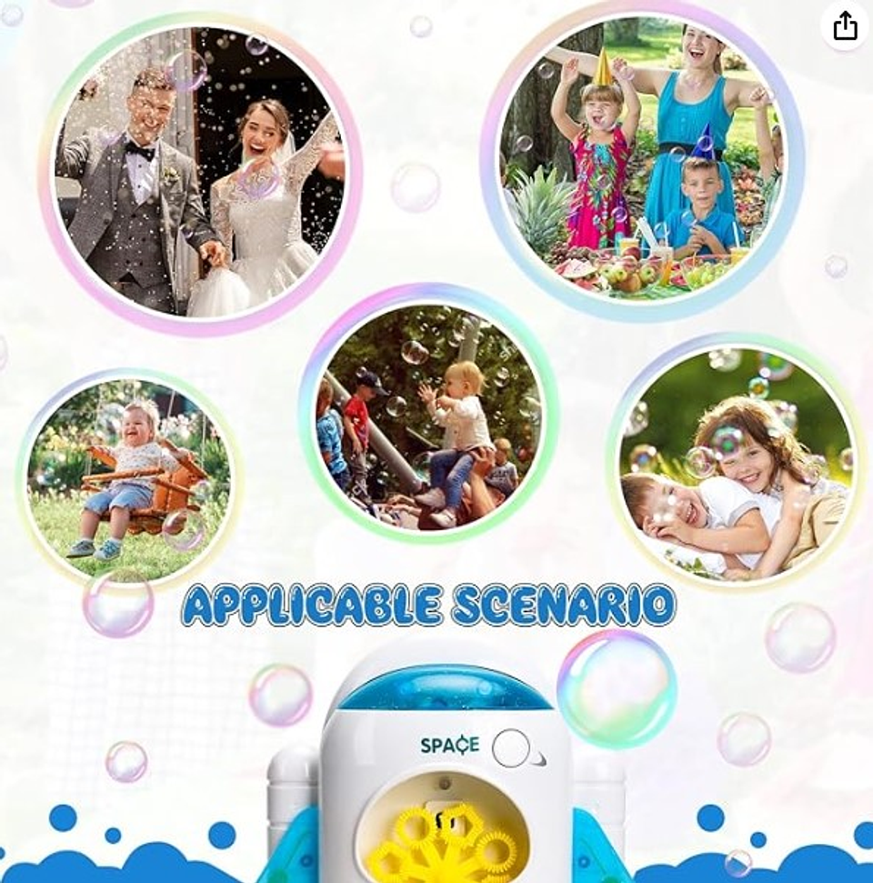 Burbujero Nave Espacial Burbujas 5