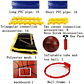 Juego de Basket de baloncesto portátil con altura ajustable - Miniatura 3
