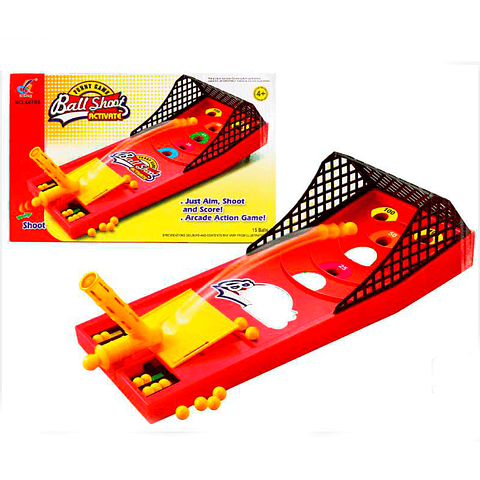 Juego de Mesa Portátil Tiro a la Pelota Didáctico